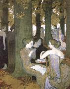 Maurice Denis The Muses or in the Park oil